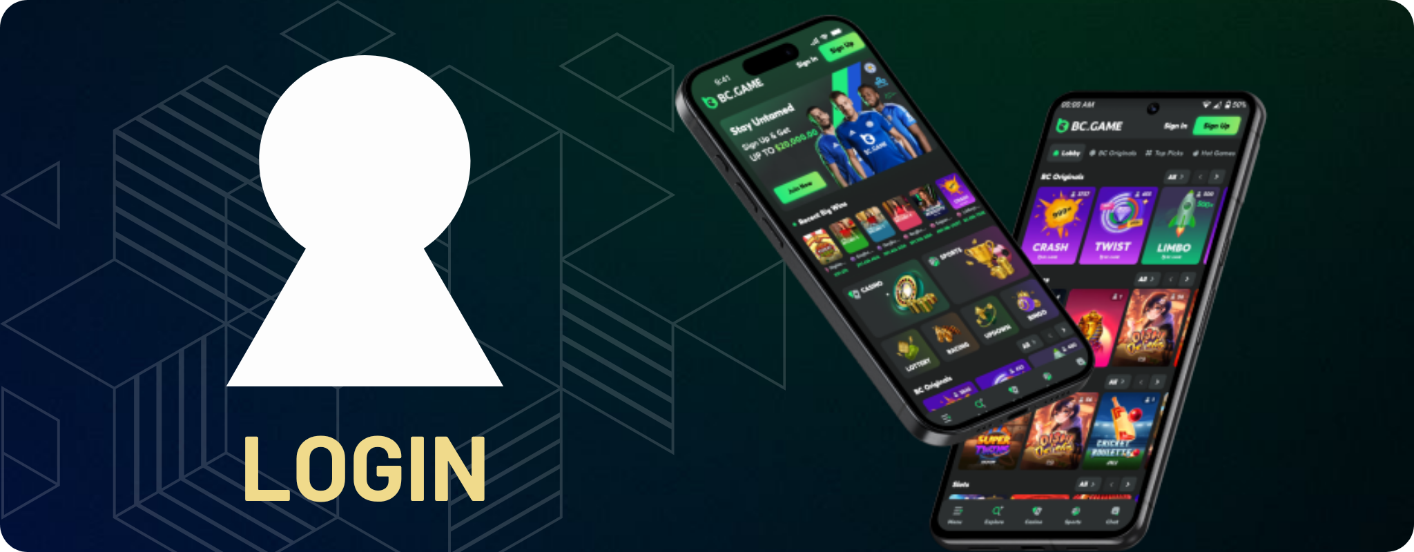Mobile Registration: Sign Up via BC.Game App